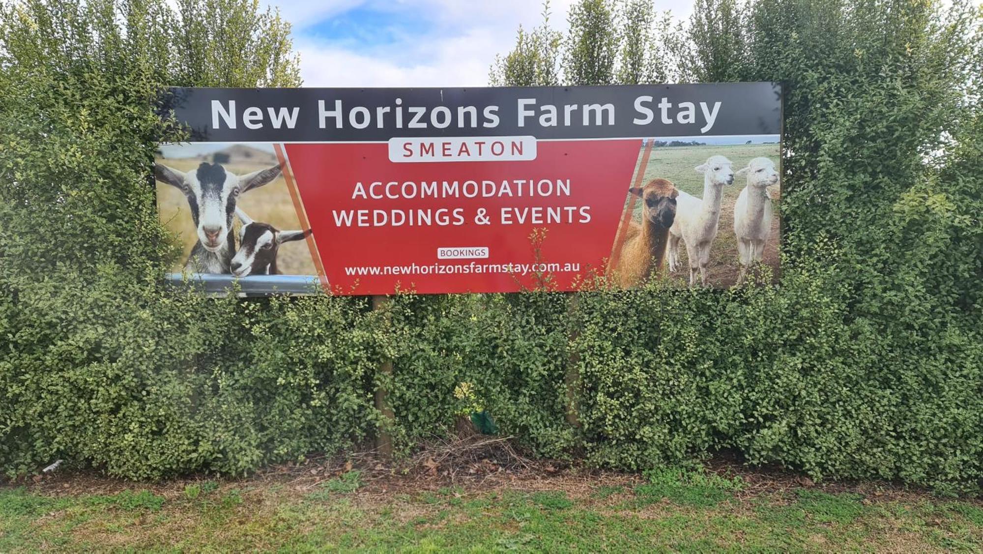 New Horizons Farm Stay Smeaton Eksteriør billede